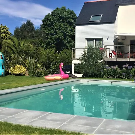 Willa Superbe Maison 4 Etoiles Pour 8 Pers Avec Piscine Sur Le Port De - Ref 873 Perros-Guirec